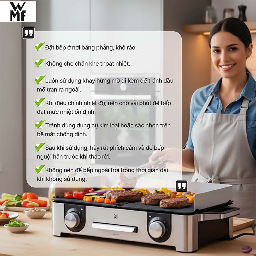 Bếp nướng WMF LONO MASTER GRILL 0415280011 2400W QH246454 8